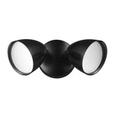 LAMP TWIN SWTCH WIRED BLACK HD